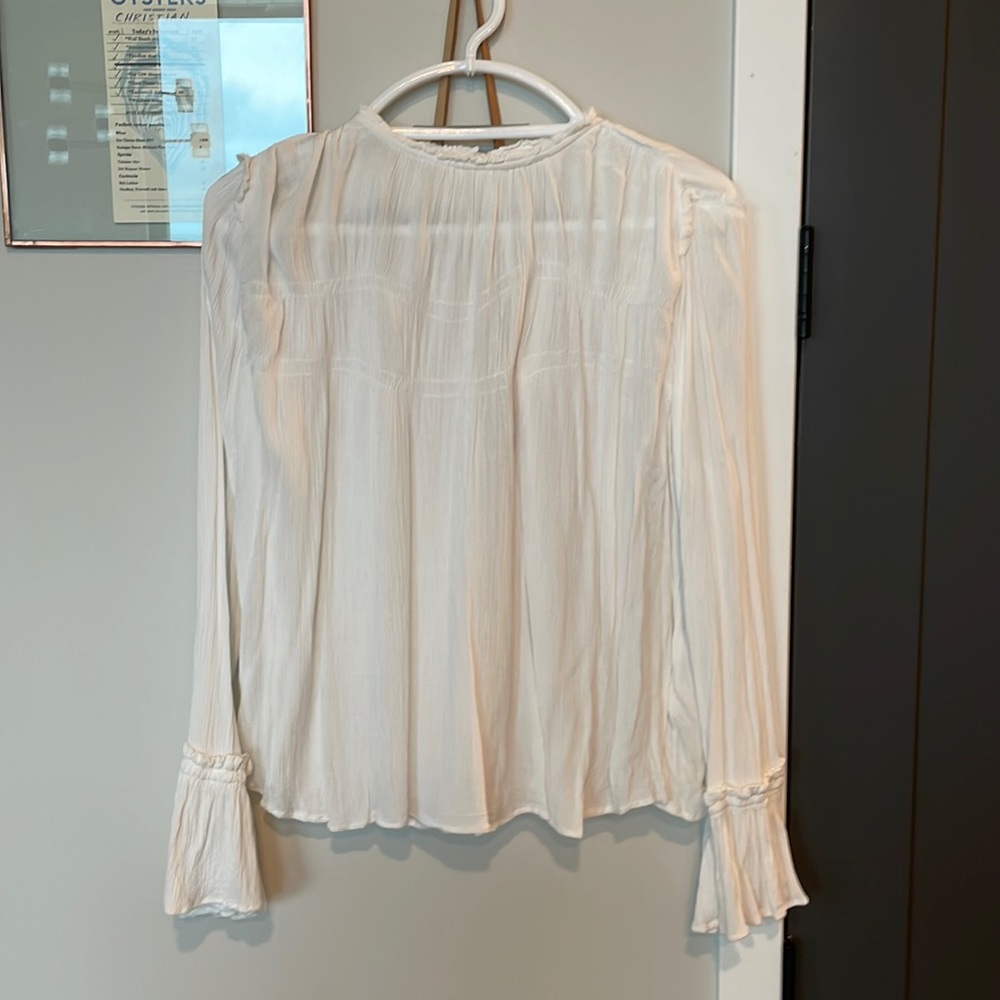 Free People Kelsey Boho Long Sleeve Blouse